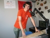 Alexandre à l'antenne.
