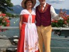 Les époux Narbel en costume pour la Saint-Martin.