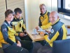 L'équipe du SARO au briefing.