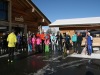 Briefing de l'après-midi avant de partir sur les skis