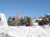 L'ancienne cabane des Grisons a pris place derrière l'espace nordique
