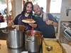 Repas préparé dans la bonne humeur