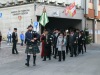 Le cortège est mené par Martin Eichenberger, du Traditionnal Pipe Band Lausanne.