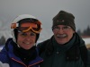 Erika Hess et Gilbert Pidoux, précédent rédacteur en chef du Cotterg