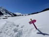 Il y avait de la neige encore fin mars à l'Arsat !