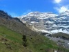 L'empreinte de l'avalanche toujours visible.