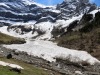 L'avalanche toujours visible.