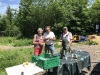 Pause bien méritée pour les bénévoles.