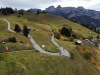 Les derniers virages du chemin de pives.
