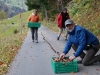 François Estoppey est rôdé, il a déjà posé quelques centaines de mètres.