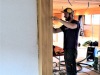 Clément Favre de l'entreprise André Martin qui a dirigé le chantier...