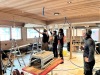 Travaux de finitions en novembre.