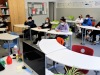 Les élèves de onzième durant le cours.