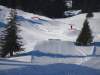 Tremplin attendant le skieur.