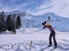 Puis continuer à la hache