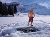 Matthias prend le temps d’admirer le paysage