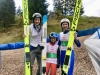 Elwis aux championnats suisse avec Simon Amman et Gregor Deschwanden
