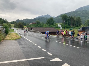 Coureurs en file bis