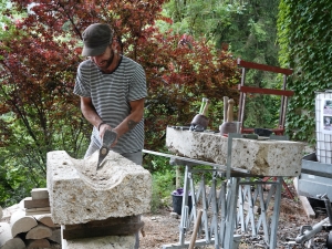 Démonstration du travail au taillant bretté