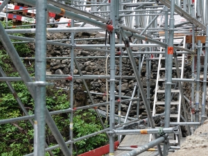 Le pont en attente de rénovation