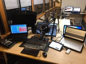 Studio dans le wagon TPC pour les JOJ