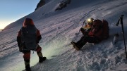 "Summit push" au lever du soleil par -27 degrés