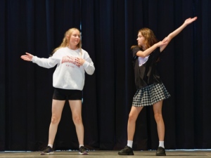 Quelques pas de danse pour une très jolie performance artistique