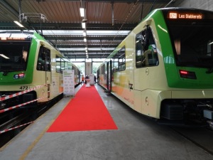 Les nouvelles rames 471 et 472 à la livrée verte produites par Stadler Les nouvelles rames 471 et 472 à la livrée verte produites par Stadler