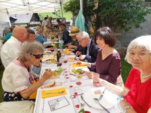 Les salades fraîches ont rencontré beaucoup de succès