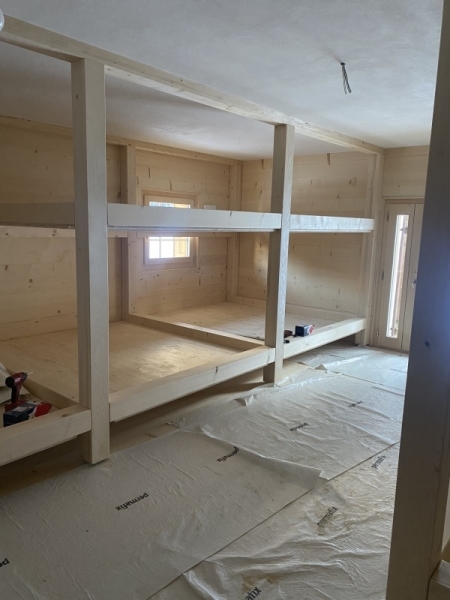 Construction des nouveaux dortoirs