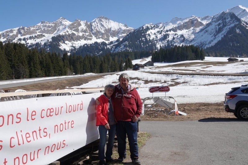La buvette avait une vue imprenable sur le Chaussy