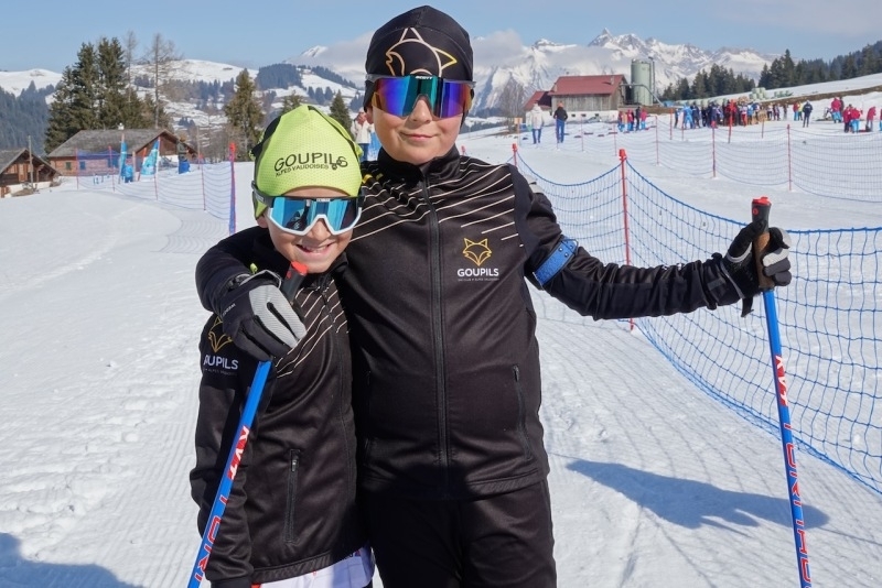 Sven Clot et Pierre Fivat des Goupils des Alpes vaudoises