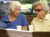 Betty Berruex et Germaine de Crousaz, deux dames bientôt centenaires.
