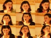 Les différentes expressions de Brigitte Balleys.