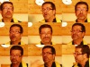 Les différentes expressions de Sergio Belluz.